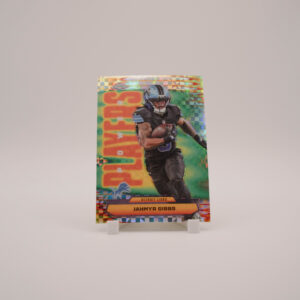 topps chrome power players jahmyr gibbs x fractor