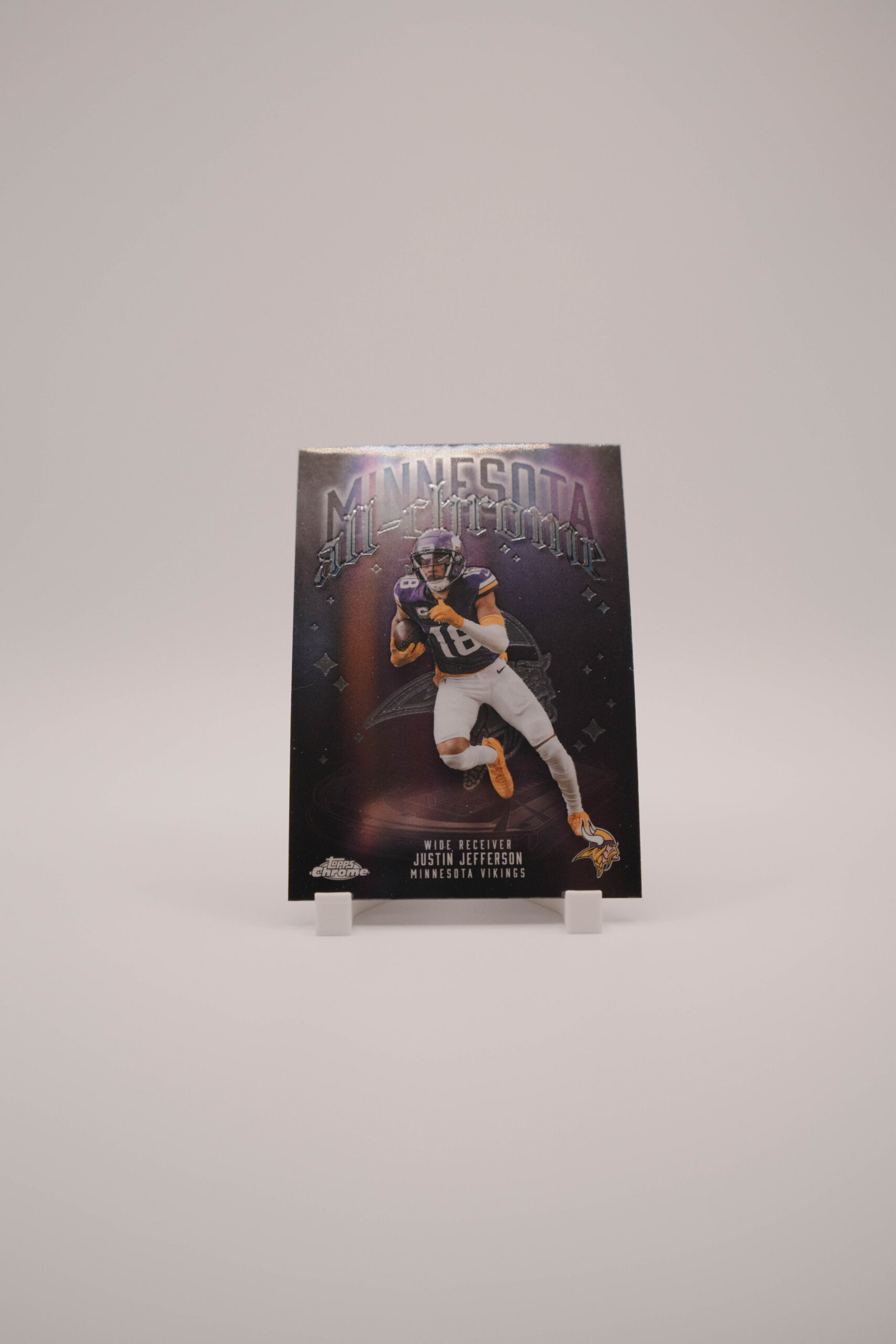 2025 topps chrome all chrome justin jefferson insert