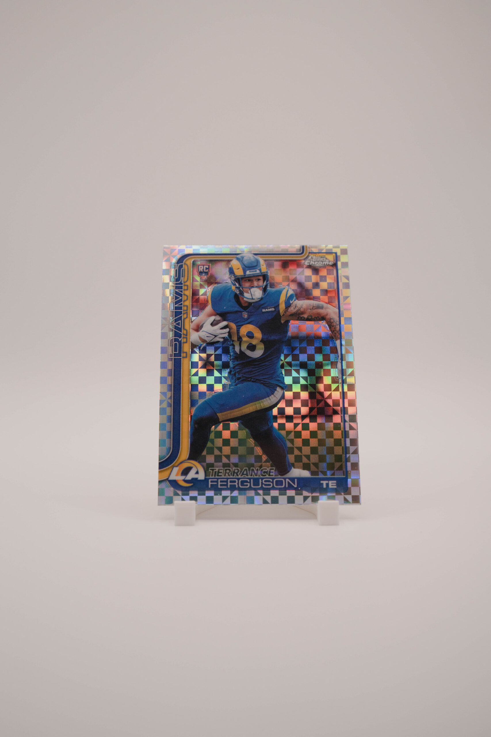 topps chrome terrance ferguson x fractor rookie